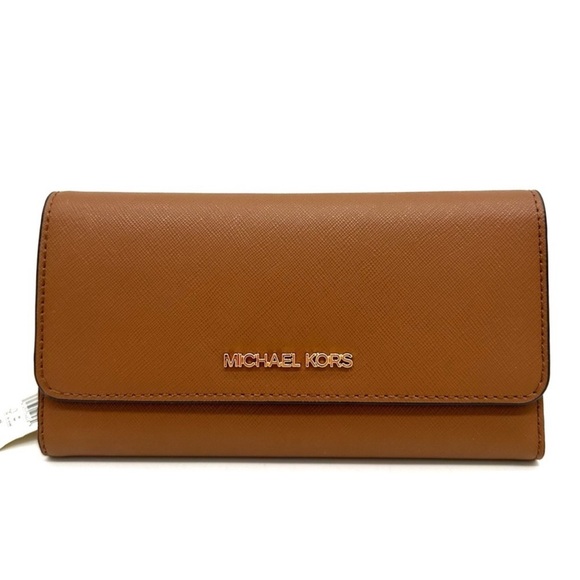 Michael Kors Large Trifold Wallet Luggage - Picture 2 of 9